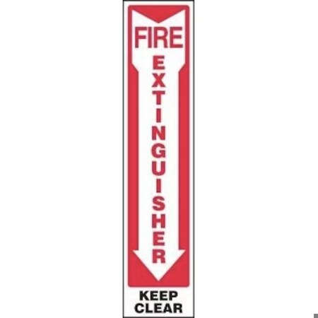 Accuform SAFETY SIGN FIRE EXTINGUISHER KEEP FRMFXG584VS FRMFXG584VS